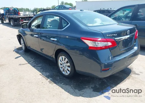 2013 Nissan Sentra Sv from USA, damaged, VIN 3N1AB7AP7DL694832